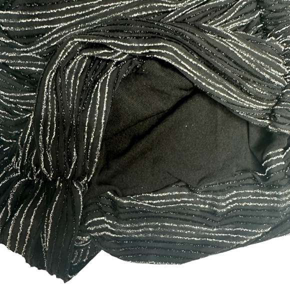 NWT IRO Gerda Metallic Effect Ruched Mini Skirt EU 36 - Picture 8 of 15